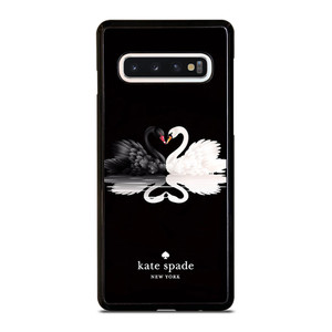 KATE SPADE BLACK WHITE SWAN Samsung Galaxy S10 Case Cover KATE SPADE BLACK WHITE SWAN Samsung Galaxy S10 Case Cover