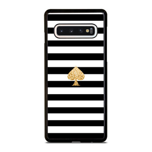KATE SPADE GOLD AND STRIPES Samsung Galaxy S10 Case Cover KATE SPADE GOLD AND STRIPES Samsung Galaxy S10 Case Cover