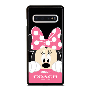 MINNIE MOUSE PINK COACH NEW YORK Samsung Galaxy S10 Case Cover