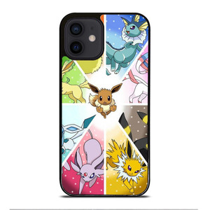 POKEMON ALL EEVEE iPhone 12 Mini Case Cover POKEMON ALL EEVEE iPhone 12 Mini Case Cover