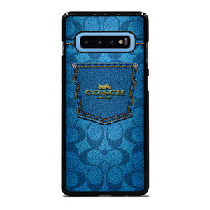 COACH JEANS Samsung Galaxy S10 Plus Case Cover COACH JEANS Samsung Galaxy S10 Plus Case Cover