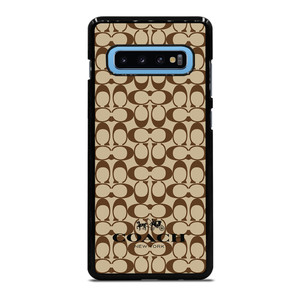 COACH NEW YORK BROWN Samsung Galaxy S10 Plus Case Cover