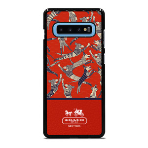 COACH NEW YORK DOG PARTY Samsung Galaxy S10 Plus Case Cover
