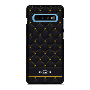 COACH NEW YORK GOLD PATTERN Samsung Galaxy S10 Plus Case Cover