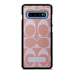 COACH NEW YORK PINK PATTERN Samsung Galaxy S10 Plus Case Cover