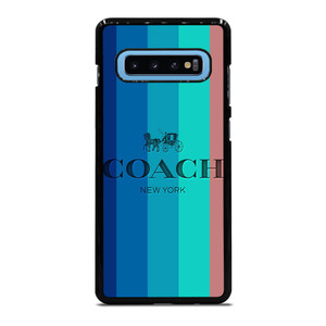 COACH NEW YORK STRIPES Samsung Galaxy S10 Plus Case Cover