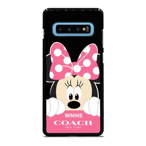 MINNIE MOUSE PINK COACH NEW YORK Samsung Galaxy S10 Plus Case Cover