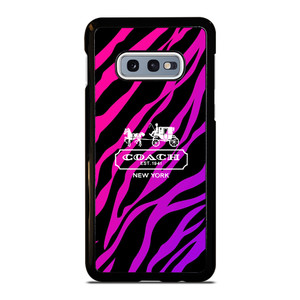 COACH NEW YORK BLACK VIOLET Samsung Galaxy S10e Case Cover COACH NEW YORK BLACK VIOLET Samsung Galaxy S10e Case Cover