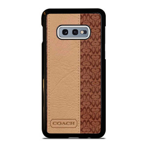 COACH NEW YORK BROWN LEATHER Samsung Galaxy S10e Case Cover COACH NEW YORK BROWN LEATHER Samsung Galaxy S10e Case Cover