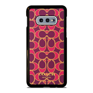 COACH NEW YORK PINK GOLD Samsung Galaxy S10e Case Cover COACH NEW YORK PINK GOLD Samsung Galaxy S10e Case Cover