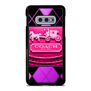 COACH NEW YORK PURPLE PINK LOGO Samsung Galaxy S10e Case Cover COACH NEW YORK PURPLE PINK LOGO Samsung Galaxy S10e Case Cover