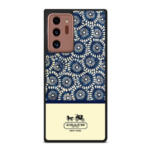 COACH NEW YORK BLUE FLORAL BATIK Samsung Galaxy Note 20 Ultra Case Cover COACH NEW YORK BLUE FLORAL BATIK Samsung Galaxy Note 20 Ultra Case Cover
