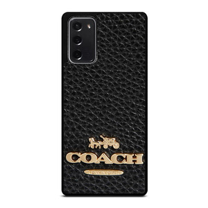 COACH NEW YORK BLACK LEATHER 2 Samsung Galaxy Note 20 Case Cover COACH NEW YORK BLACK LEATHER 2 Samsung Galaxy Note 20 Case Cover
