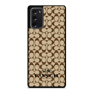 COACH NEW YORK BROWN Samsung Galaxy Note 20 Case Cover