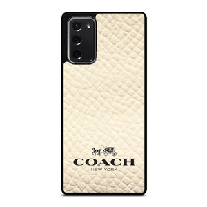 COACH NEW YORK WHITE Samsung Galaxy Note 20 Case Cover COACH NEW YORK WHITE Samsung Galaxy Note 20 Case Cover