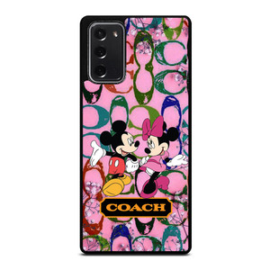 COACH PINK MICKEY MINNIE Samsung Galaxy Note 20 Case Cover COACH PINK MICKEY MINNIE Samsung Galaxy Note 20 Case Cover