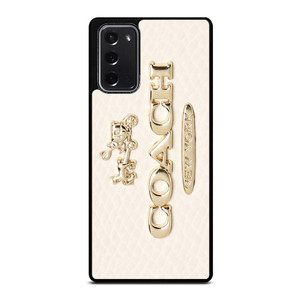 COACH PINK PATTERN MATE Samsung Galaxy Note 20 Case Cover COACH PINK PATTERN MATE Samsung Galaxy Note 20 Case Cover
