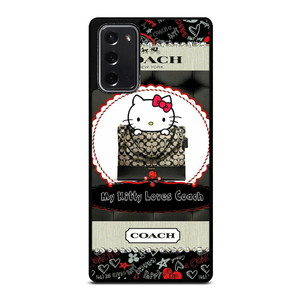 HELLO KITTY LOVES COACH Samsung Galaxy Note 20 Case Cover HELLO KITTY LOVES COACH Samsung Galaxy Note 20 Case Cover