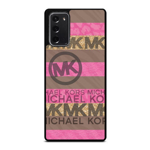 MICHAEL KORS PINK STRIP LOGO Samsung Galaxy Note 20 Case Cover MICHAEL KORS PINK STRIP LOGO Samsung Galaxy Note 20 Case Cover