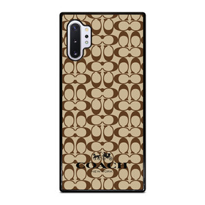 COACH NEW YORK BROWN Samsung Galaxy Note 10 Plus Case Cover