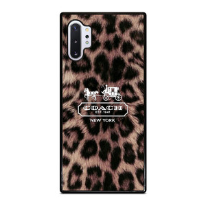 COACH NEW YORK LEOPARD Samsung Galaxy Note 10 Plus Case Cover COACH NEW YORK LEOPARD Samsung Galaxy Note 10 Plus Case Cover