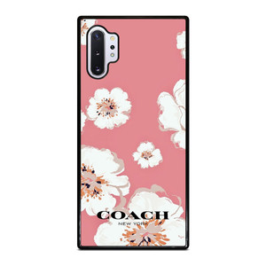 COACH NEW YORK PINK FLOWER Samsung Galaxy Note 10 Plus Case Cover