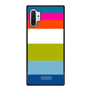 COACH NEW YORK STRIPE 2 Samsung Galaxy Note 10 Plus Case Cover