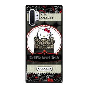 HELLO KITTY LOVES COACH Samsung Galaxy Note 10 Plus Case Cover HELLO KITTY LOVES COACH Samsung Galaxy Note 10 Plus Case Cover