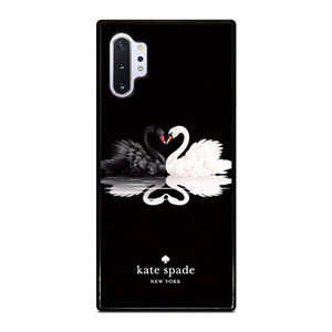 KATE SPADE BLACK WHITE SWAN Samsung Galaxy Note 10 Plus Case Cover