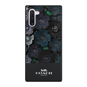 COACH NEW YORK BLACK TEA ROSE Samsung Galaxy Note 10 Case Cover