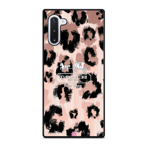 COACH NEW YORK LEOPARD SKIN Samsung Galaxy Note 10 Case Cover COACH NEW YORK LEOPARD SKIN Samsung Galaxy Note 10 Case Cover