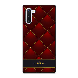 COACH NEW YORK RED GOLD Samsung Galaxy Note 10 Case Cover