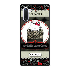 HELLO KITTY LOVES COACH Samsung Galaxy Note 10 Case Cover HELLO KITTY LOVES COACH Samsung Galaxy Note 10 Case Cover