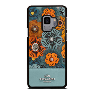 COACH NEW YORK BLUE TEA ROSE Samsung Galaxy S9 Case Cover COACH NEW YORK BLUE TEA ROSE Samsung Galaxy S9 Case Cover