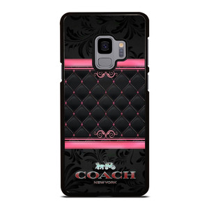 COACH NEW YORK PINK BLACK Samsung Galaxy S9 Case Cover
