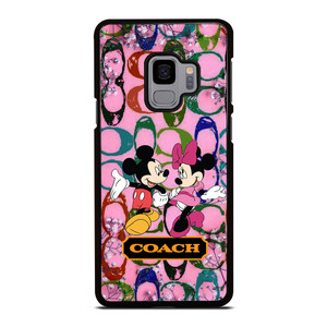 COACH PINK MICKEY MINNIE Samsung Galaxy S9 Case Cover