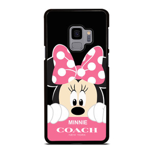 MINNIE MOUSE PINK COACH NEW YORK Samsung Galaxy S9 Case Cover