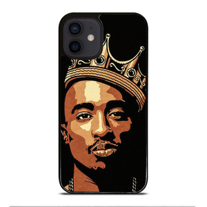 THE KING TUPAC SHAKUR ART iPhone 12 Mini Case Cover THE KING TUPAC SHAKUR ART iPhone 12 Mini Case Cover