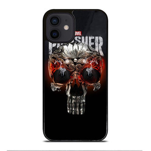 THE PUNISHER SKULL MARVEL iPhone 12 Mini Case Cover THE PUNISHER SKULL MARVEL iPhone 12 Mini Case Cover
