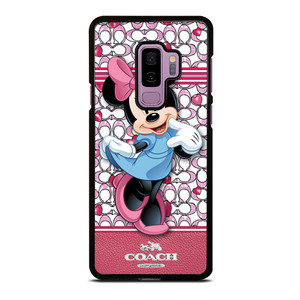 COACH MINNIE MOUSE PINK PATTERN Samsung Galaxy S9 Plus Case Cover
