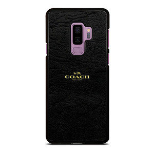COACH NEW YORK BLACK LEATHER Samsung Galaxy S9 Plus Case Cover COACH NEW YORK BLACK LEATHER Samsung Galaxy S9 Plus Case Cover