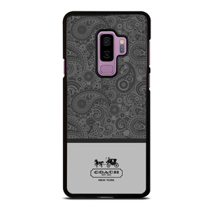 COACH NEW YORK GREY BATIK Samsung Galaxy S9 Plus Case Cover