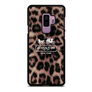 COACH NEW YORK LEOPARD Samsung Galaxy S9 Plus Case Cover