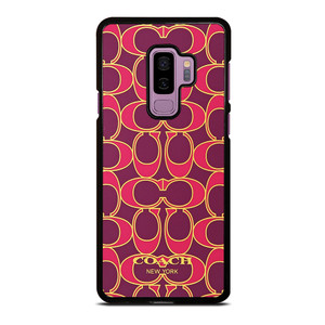COACH NEW YORK PINK GOLD Samsung Galaxy S9 Plus Case Cover