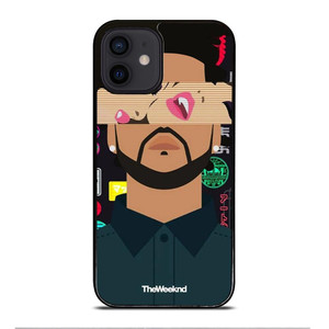 THE WEEKND XO CARTOON iPhone 12 Mini Case Cover THE WEEKND XO CARTOON iPhone 12 Mini Case Cover