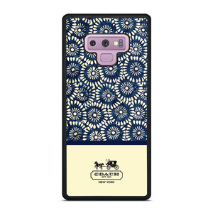 COACH NEW YORK BLUE FLORAL BATIK Samsung Galaxy Note 9 Case Cover COACH NEW YORK BLUE FLORAL BATIK Samsung Galaxy Note 9 Case Cover