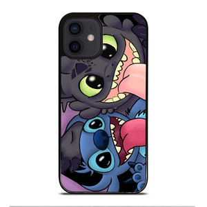 TOOTHLESS AND STITCH CARTOON iPhone 12 Mini Case Cover TOOTHLESS AND STITCH CARTOON iPhone 12 Mini Case Cover