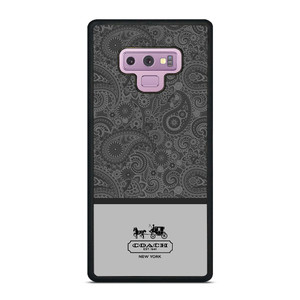 COACH NEW YORK GREY BATIK Samsung Galaxy Note 9 Case Cover