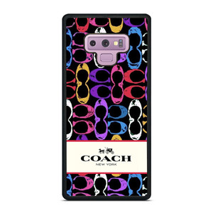 COACH NEW YORK PATTERN COLOR Samsung Galaxy Note 9 Case Cover