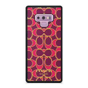COACH NEW YORK PINK GOLD Samsung Galaxy Note 9 Case Cover